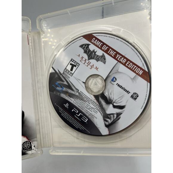 Batman Arkham City PS3 Sony Playstation 3 Game of The Year Edition CIB - Picture 4 of 6